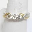 14K Two-Tone Gold Diamond Ring
