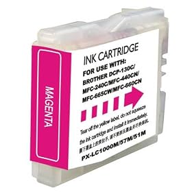EFORCITY Premium Brother LC51M Compatible Magenta Ink Cartridge by eforcity