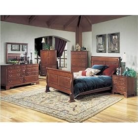Crawford Furniture 745 Bedroom Collection Deaton Hill 6-6 Sleigh Bed by Crawford Furniture