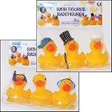 Badespielzeug Ente Badeenten 3er Set, aus Kunststoff, im Netz, 8 - 10 cm hochvon "Lifetime"