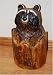 Wood Raccoon Carving