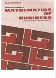 Workbook for Mathematics of Business
