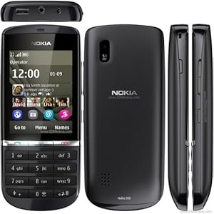 NOKIA ASHA 300 UNLOCEKD GSM 850 / 900 / 1800 / 1900 GRAPHITE WARRANTY