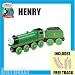 Henry with Free Track from Thomas the Tank Engine and Friends Wooden Railway Train System