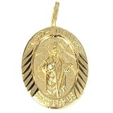 St. Jude Thaddeus Charm 14k Gold 20mm