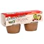 LeRoux Creek Organic Apple Sauce, Cherry, 4-Ounce, 4-Count Cups (Pack of 6)