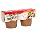 LeRoux Creek Organic Apple Sauce, Cherry, 4-Ounce, 4-Count Cups (Pack of 6)