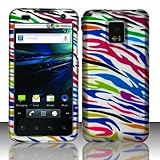 TMobile G2x 4G Accessory - Colorful Zebra Protective Hard Case Cover Design ....
