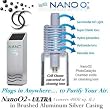 NanoO2 Ultra Ionic Air Purifier in Brushed SILVER Finish