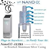 NanoO2 Ultra Ionic Air Purifier in Brushed SILVER Finish