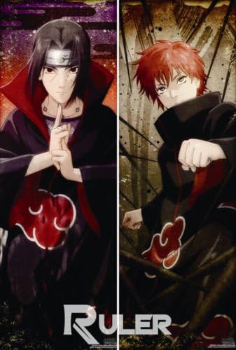 Lost STAR Anime Hugging body pillow case 15050 Peach Skin Naruto Shippuden Sasori &amp; Itachi Uchiha