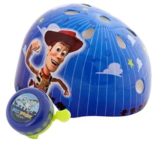 Disney Pixar Toy Story Child Helmet Value Pack Includes Bonus Bell Ages 5+
