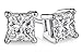 PARIKHS (IGI Certified 0.70ct & up) Princess cut Diamond stud 14K from 0.04ct to 2.00ct Clarity-I3