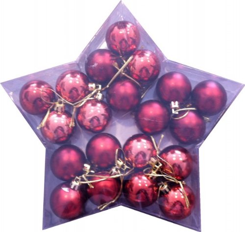 20 Christbaum Weihnachtsbaum Kugeln