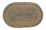 Oval Braided Rug : Charles Blend   Brown Band