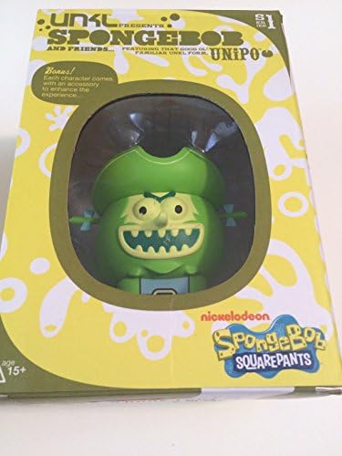 Toynami Unkl Presents Spongebob and Friends Assortment - Duo Pack with Flying Dutchman and His Sword and Patrick with Jellyfish