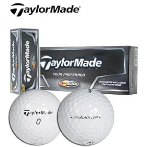 TaylorMade TP Series Black 1-Dozen Golf Balls