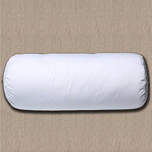 100% Cotton Cover Goose Down &amp; Feather Neckroll Pillow (8*20 Inch)