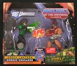2011 San Diego Comic Con, ComiCon International (SDCC 2011) Exclusive DC Universe Vs Masters of the Universe: Green Lantern Cosmic Crusader Vs Zodiac Cosmic Enforcer with Mini Poster IncludedIMAGE