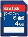 Sandisk 4GB Secure Digital SD HC Memory Card (SDSDB-4096, BULK, No Reader)