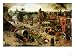 A Carnival on the Feastday of Saint George in a Village Near Antwerp Artists Giclee Poster Print by Abel Grimmer, 18x24