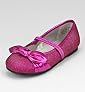 Younger Girls' Bow Sparkle Shoes