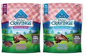Blue Buffalo Kitchen Cravings Homestyle Treats For Dogs 2 Flavor Variety Bundle: (1) Blue Chicken Savory Sizzlers Kitchen Cravings Homestyle Dog Treats, and (1) Blue Pork Savory Sizzlers Kitchen Cravings Homestyle Dog Treats, 6 Oz. Ea. (2 Bags Total) Blue Buffalo Kitchen Cravings Homestyle Treats For Dogs 2 Flavor Variety Bundle: (1) Blue Chicken Savory Sizzlers Kitchen Cravings Homestyle Dog Treats, and (1) Blue Pork Savory Sizzlers Kitchen Cravings Homestyle Dog Treats, 6 Oz. Ea. (2 Bags Total)