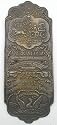 Brass Firehouse Fireman Firefighter Door Plaque Sign