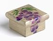 Kathy Lande Cluster Of Grapes Wooden Jewelry Keepsake Box