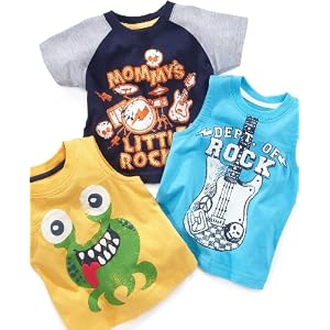 Greendog Baby Boy T Shirt, Rocker or Monster Graphic