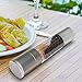 Salt & Pepper Grinder Set - 2 in 1 Combo Stainless Steel Mill - Dual Action Adjustable Tool Built to Last by BruArcher