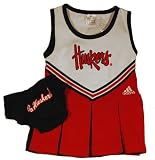Nebraska Cornhuskers Adidas Toddler Cheerleader Set