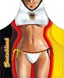 Sch�rze sexy Deutschland WM 2010