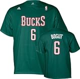 Andrew Bogut adidas Name and Number Milwaukee Bucks T-Shirt