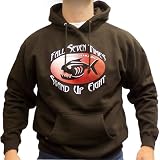 Hoodie Pullover Sweater - Piranha Gear Seven oval