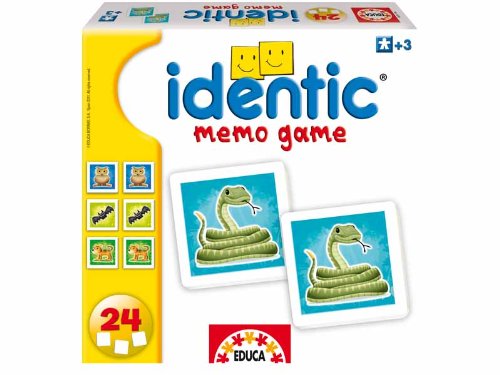 Imagen 1 de Identic Memory Game - Juego Identic Animales Selva (24 Cartas) (Educa Borrás - 14781)