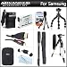 Advanced Accessory Kit For Samsung WB750 Digital Camera Includes Extended (1000mAh) Replacement SLB-10A Battery + Ac/Dc Travel Charger + Deluxe Case + Micro HDMI Cable + 57