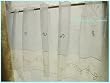 Embroidery Blue Daisy Voile Valance/Cafe curtain