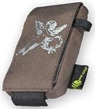 Strahlenschutz Handytasche - Engel braun - Größe S - Bis zu 99% strahlenreduziert Handytelefonieren - Schützt vor gefährlicher Handystrahlung - Gesundheitsvorsorge Produkt - schönes Handy Zubehör - Strahlenschutz gegen Elektrosmog - maßgeschneidert für Ihr Handy - geeignet für alle Marken, Nokia Samsung Siemens LG Sony Ericson iPhone Blackberry - Erhältlich in den Größen S, M und L