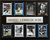 NHL Mario Lemieux Pittsburgh Penguins 8 Card Plaque