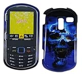 Blue Skull Hard Case Cover for Samsung Restore Profile M570 R570 M580