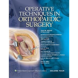 Click here to buy Operative Techniques in Orthopaedic Surgery by Sam W. Wiesel MD.