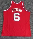 Julius Erving 1982-83 Mitchell & Ness Autographed/Hand Signed 76ers Jersey 83 Champs PSA/DNA