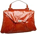 Melie Bianco Croco Envelope Bag