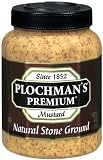 Plochman's Natural Stone Ground Mustard, 9-Ounce Jars (Pack of 12)