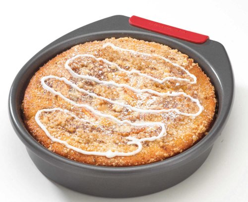 KitchenAid 9-Inch Round Cake Pan with Silicone Grip