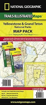 Yellowstone/Grand Teton National Parks Map Pack (includes #201 and #202)