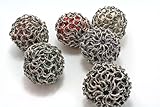 Tangled Metal Stainless Steel Hacky Sack Leather And Chainmail - BLACK (Footbag)