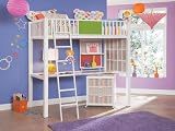 LittleMissMatchedTM SWITCHaROO Twin Size Loft Bunk Bed