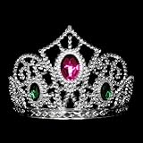 Silver Princess Tiara Crown (Style D) ~ Princess Costume Accessories (STC12019)